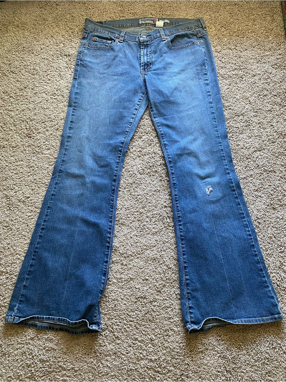 Old Navy Y2K Medium Blue Flared Jeans